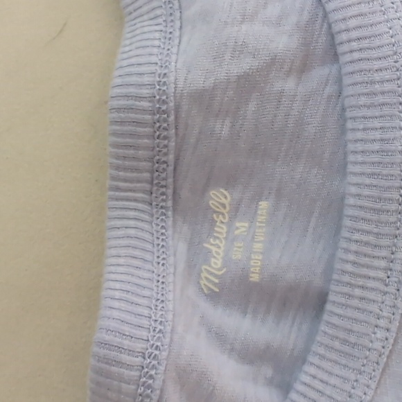 2-Pack Whisper Cotton Basic Tees - Lilac & Pink - Madewell - Picture 2 of 2